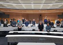 Microsoft staff visited our Footscray Nicholson Campus to watch a series of presentations on new and emerging computer technology delivered by students.