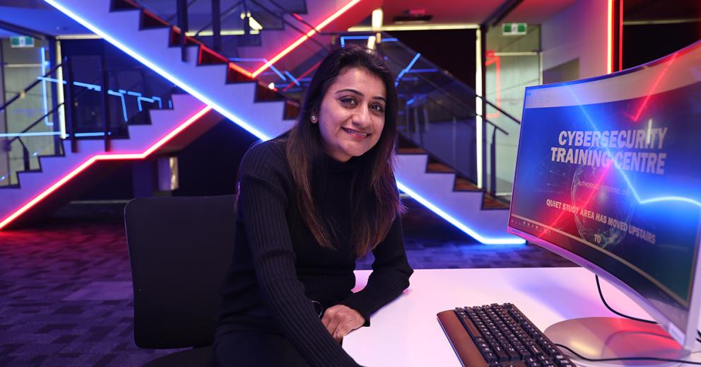 Monika Mathur, Cyber Security student